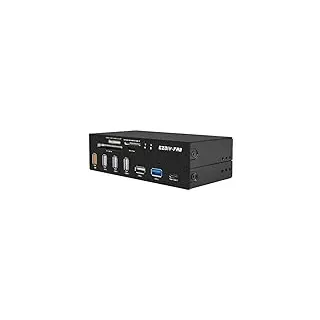 EZDIY-FAB PC-Frontplatte interner Kartenleser USB HUB, USB 3.1 Gen2 Typ-C Port, USB 3.0 unterstützt SD MS XD CF TF Karte für Computer, passend für jedes 5,25 Zoll Computergehäuse Frontschacht