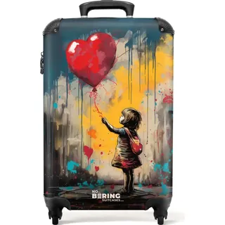 noboringsuitcases 4-Rollen Cabin 55 cm / 36 l bunt