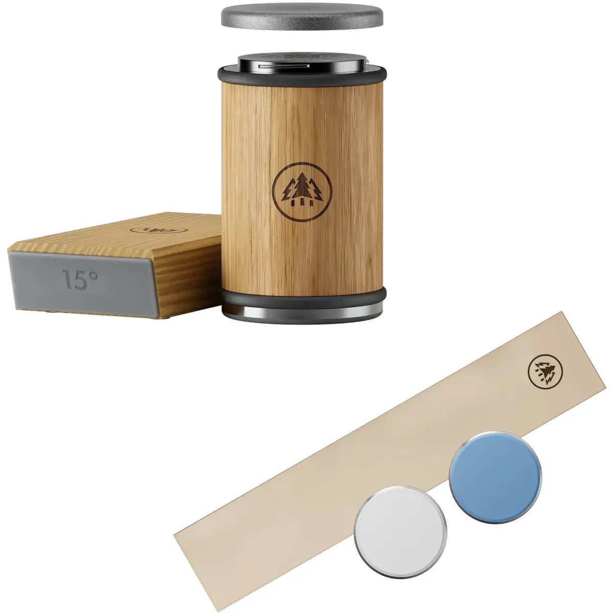 HORL® 3 Eiche Rollschleifer Messerschärfer + HORL Premiumschärfe Paket | SET 3