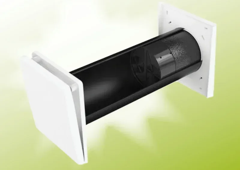 Inventer iV Twin+ Komplettset ? Dezentrale Lüftung ? 30 m3/h ? Wärmerückgewinnun...