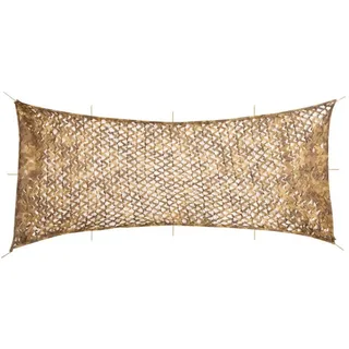 vidaXL Tarnnetz mit Aufbewahrungstasche 844x429 cm Sandfarbe
