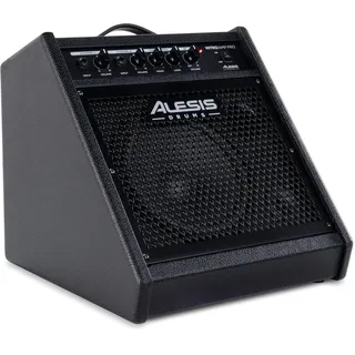 Alesis Nitro Amp Pro 80W kompakter Bodenmonitorlautsprecher für E-Drum-Sets, mit Bluetooth, 8-Zoll-Tieftöner, EQ, zusätzlichem Line-Eingang, universeller E-Kit-Kompatibilität