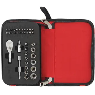 Milwaukee 1/4 Kompakt-Ratschen Set, 39-tlg.