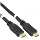 PremiumCord HDMI 4K/60Hz, ethernet, se zesilovaÄem, 3x stÃ­nÄ›n á, 2.0 (20 m), Videokabel, Schwarz
