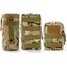 Gogoku 3er-Pack Combo MOLLE-Beutel, Wasserflaschen-Beutel, Taktische MOLLE-Beutel, kompakte Utility-EDC Hüfttasche Pack CP