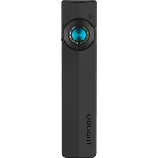 Olight ArkPro Taschenlampe mit Grünlicht, 1500 Lumen, 205m Leuchtweite, UV Taschenlampe mit Fokussiertem Licht und Reinem Flutlicht für Outdoor und Alltag, IPX7 Wasserdicht, Schwarz