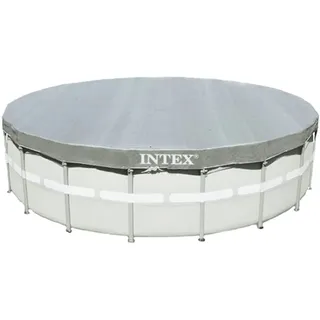 Intex Deluxe Abdeckplane grau Ø 549 cm