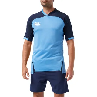 Canterbury Vapodri Evader Rugby-Trikot für Herren, Hooped, Vapodri-Technologie, professionelle athletische Passform, strapazierfähiges technisches Rugby-Trikot