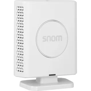 Snom M400 SC IP DECT Singlecell-Basisstation, bis zu 20 Mobilteile, bis zu 10 Paralell-Anrufe und 20 SIP-Konten, Breitband-Audio, PoE, 3 Jahre Herstellergarantie, Weiß; 00004587