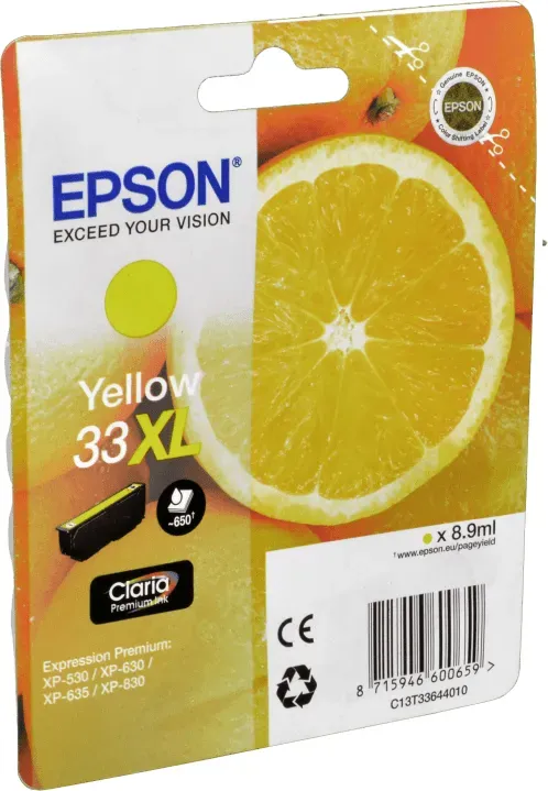 Epson Tinte C13T336440 yellow 33XL