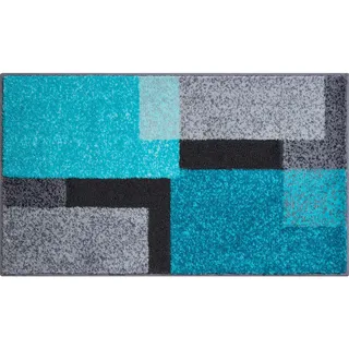 GRUND Badteppich Atala Blau 100 x 60 cm