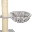Lycce Ersatz Liegemulde für Kratzbaum Plüsch grau Ø 40cm