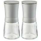 WMF Gewürzmühlen-Set  Trend , grau , Glas,Kunststoff , Maße (cm): H: 14