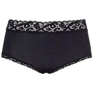 Hanro Slip mit Spitze Modell 'Moments', Black, XL