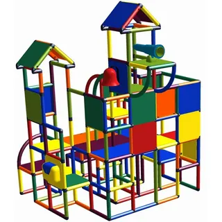 Moveandstic move and stic Ritterburg Liah Burg Castle rot-titangrau Spielburg, Adventure 6209