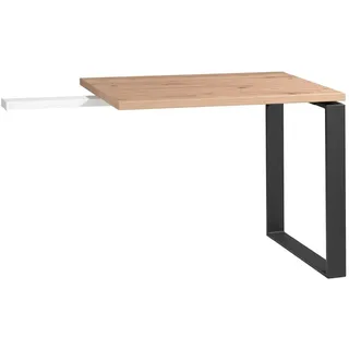 Composad Anstelltisch DISEGNO, 90 x 75 cm - Artisan Eichedekor - Metall