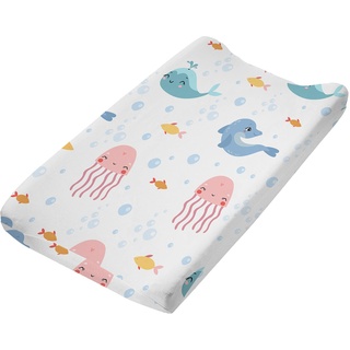 1Stk Wickelauflage,Windel Wickelunterlage für Babys und Kleinkinder, Cradle Matratze Wickelauflagen,für Jungen und Mädchen Wickelauflagenbezug 80 × 42 cm (A)