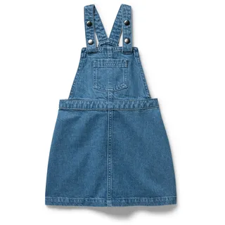 Tchibo - Kinder-Latzkleid - Mädchen - Gr. 122/128 - blau