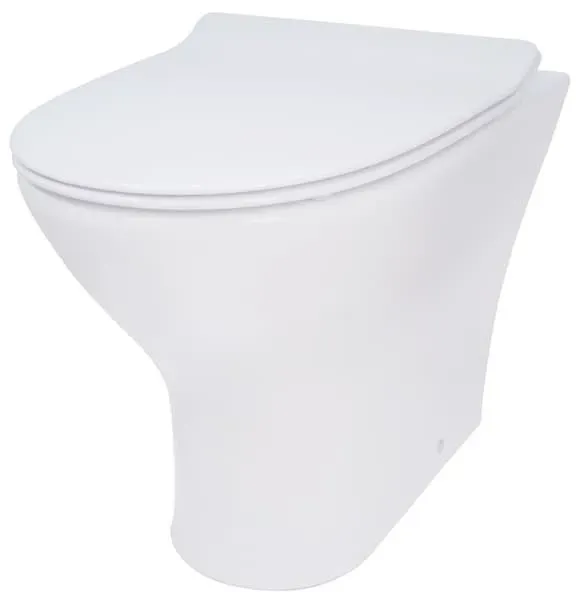 Stand WC Baliv WC-7645 weiß 500x365x417 mm mit WC-Sitz und Absenkautomatik