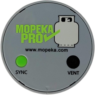 Mopeka Tanksensor mit Magneten für Stahl-LP-Tanks, ohne Abstandshalter, grau