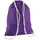 Cotton Gymsac Stoffbeutel purple 37 x 36 cm