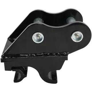 Bruce & Shark Schnellkupplung Quick Hitch Adapter für Mini Bagger Kompaktbagger Bagger Kompatibel mit Fit für Kubota JCB CAT Hitachi Yanmar Stahlkupplung Ersatzteil mit 25mm Bolzen 85mm/95mm
