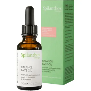 Spilanthox therapy - Balance Face Oil - Straffende Anti-Aging Gesichtspflege zur Mimikglättung - Gesichtsöl mit Spilanthol, Vitamin E & Aprikosenkernöl - vegane Naturkosmetik - 30ml