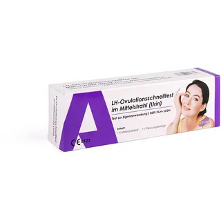 1x Alltest LH Ovulations Schnelltest - Mittelstrahl - 5er Box