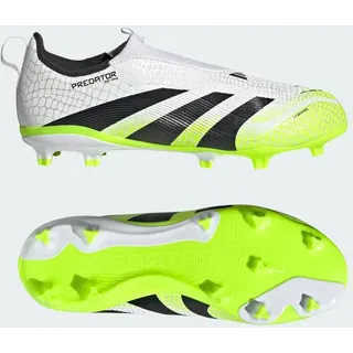 Adidas Predator League Laceless FG/MG - cloud white/core black/lucid Lemon - 36