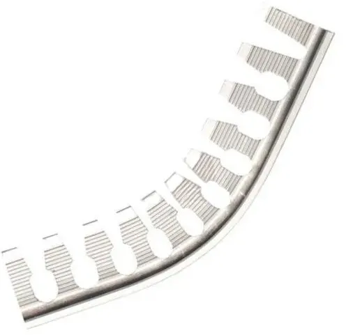 Leist Treppenprofil "L" Havos Aluminium, Aluminium, Länge 250 cm, Kantenhöhe 10 mm, ALF10250