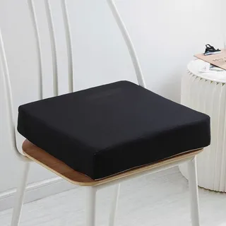 uyeoco rutschfest Cozy Sitzkissen, 40X40/45X45/50X50cm Abnehmbarer Quadratische Form Stuhlkissen Waschbar Sitzkissen Stuhl, Einfarbig Bodenkissen für Indoor und Outdoor(Q15,40x40x3cm)