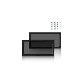 YIMATEECO Staubfilter PC 240mm Lüfterabdeckungen für Computer-Kühlerlüfter, Ultrafein Nylon 80 Maschen, Magnetischer Rahmen, PC-Lüfter, PC-Kühler,Staubdicht(Nylon, 120 * 240mm, 2Stü, Schwarz)