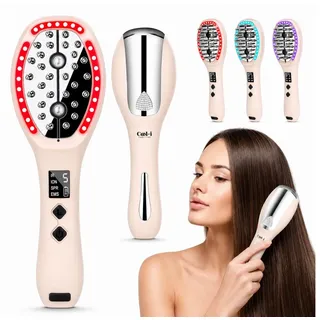 cool-i 5 in 1 Kopfhaut Massagebürste,LED, Infrarot, EMS, Ionen – Nebel- für Kopfhautpflege St Kamm