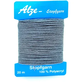 Trimz 505-817 Stopfwolle, Polyester, Grau (Mid Grey), 1x20m
