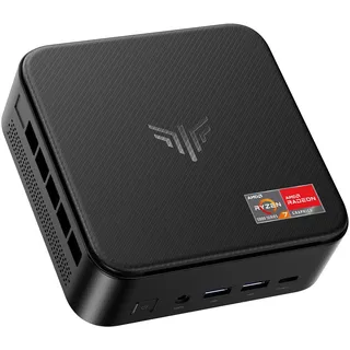 NiPoGi E3B Mini PC AMD Ryzen 7 5825U(Bis zu 4,5GHz) 16GB DDR4 512GB SSD mit Radeon RX Vega 8 Graphics Micro Desktop Computer Für Büro/Heimkino/Meeting/Business/Trip |WiFi 6|BT 5.2|USB3.2
