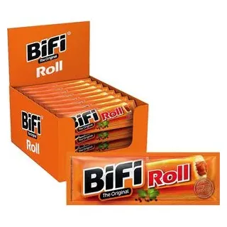 BiFi Fleischsnack Roll, herzhafte Salami, je 50g, 24 Stück