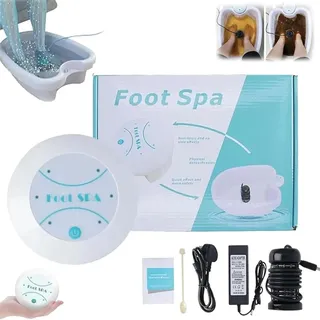 Ionen FußBad, Ionen Fussbad Detox, Elektrolyse Fußbad, Ionic Foot Spa Detox Becken Set, Detox Fußbad, Ionen-Fussbad-System, Tragbare Pedicure Foot Bathtub (ohne Becken)