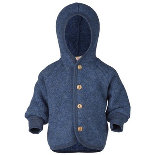 Engel Naturtextilien Engel Kinder Hoodie Jacke (Größe 74 , blau)