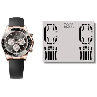 NOOYO Schutzfolie für Rolex Daytona 126515 Oysterflex Schutz für Gehäuse und Schließe