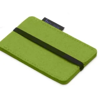 Hey Sign Handy-Etui in der Farbe Pistazie-Grün und der Größe XL: 10.3 x 17 cm mit Einer Filzdicke von 3 mm, Kompatibel mit Huawei, Apple, Samsung, HTC, 301031548