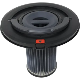 NaschLager Lamellenfilter Filterzylinder 12027830 mit Griff für beutellose Bodenstaubsauger - kompatibel mit Bosch Siemens Relaxx'x Serie 8 BGS7 - ersetzt 12017969 - Durchmesser 21 cm, Höhe 19 cm