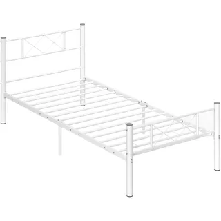 Homcom Bettrahmen 200 x 90 cm weiß