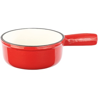 Rosenstein & Söhne Rechaud: Käsefondue-Topf aus Gusseisen, 16 cm