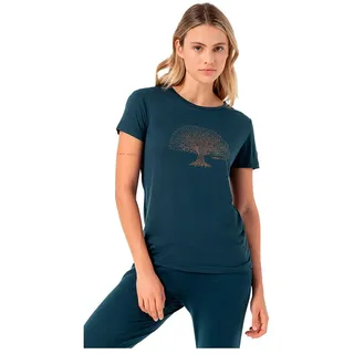 super.natural Tree Of Knowledge Kurzarm-t-shirt - Blueberry / Copper - M