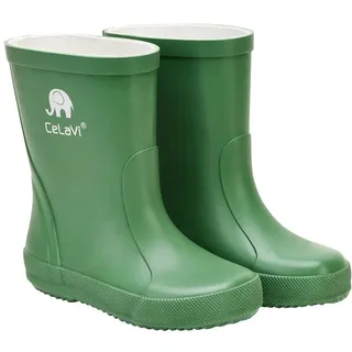 CelaVi Basic Wellies Solid Stiefel - Elm Green, 30