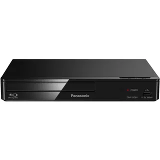 Panasonic Blu-ray-Player DMP-BD84EB, ohne Kodierung, Smart ICOS,-Blu-ray Regionen A, B und C, DVD Regionen 1–8,-YouTube, Netflix etc.,-HDMI-Ausgang,-HDD-Wiedergabe,-mattschwarze Oberfläche