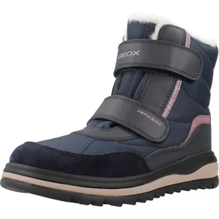 GEOX J ADELHIDE Girl B AB Ankle Boot, Navy, 36 EU