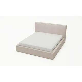 GRAINGOLD Polsterbett mit Bettkasten, 180x200, Beige , Maße (cm): B: 195 H: 100