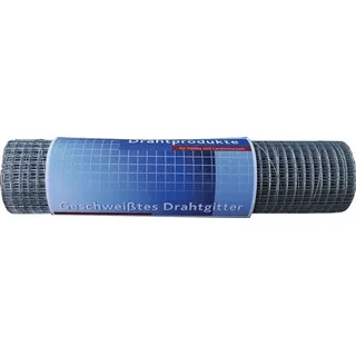 Hanseatischer Drahthandel GmbH Drahtgitter, Länge 5 m, Höhe 0,5 m, Maschenweite 12,7x12,7 mm, Stärke 1,05 mm