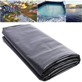 HDPE Teichfolie 2,0mm Stärke Fisch und Pflanzenfreundlich, Flexibel Gartenteiche Dichtungsfolie Teichmembran Folie für Fischteiche, Brunnen, Wassergarten und Wasserfall -Schwarz||1.5x4m/4.9x13.1ft